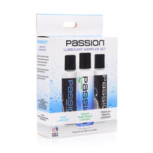 Load image into Gallery viewer, Passion Lubricant 3 Piece Sampler Set